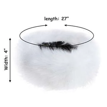 Luxurious Faux Fur Headband for Winter Fashion and Comfort