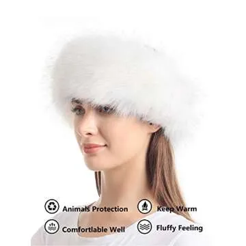 Luxurious Faux Fur Headband for Winter Fashion and Comfort