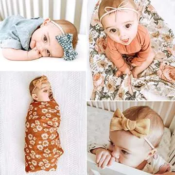 LittleJoJo Baby Girl Headbands - Stylish Hair Bows