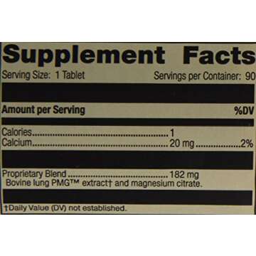 Pneumotrophin PMG Tablets - 90 Count for Lung Support