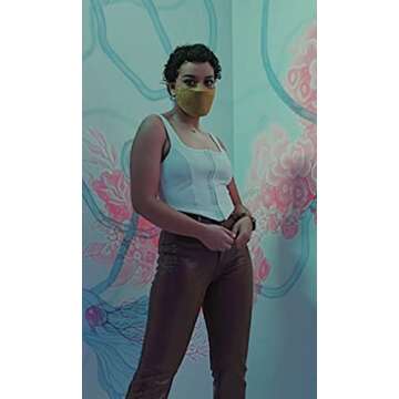 TOB Women's Sexy Sleeveless Central Single-Row Clasp Club & Night Out Crop Tank Top White