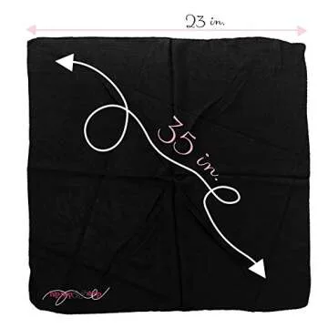 Sheer Chiffon Scarf Vintage Style Accessory for Women and Children, Peach