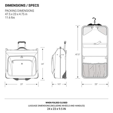 SwissGear 7895 Premium Rolling Garment Bag for Stress-Free Travel