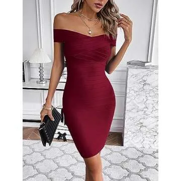 Elegant Meilun Bandage Bodycon Dress for Special Occasions