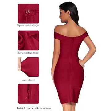 Elegant Meilun Bandage Bodycon Dress for Special Occasions