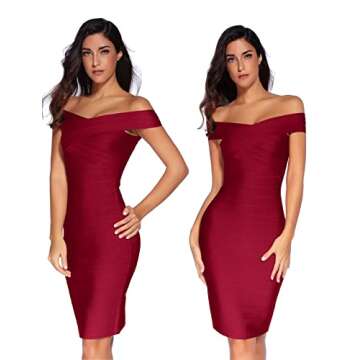 Elegant Meilun Bandage Bodycon Dress for Special Occasions