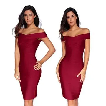 Elegant Meilun Bandage Bodycon Dress for Special Occasions