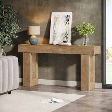 Stylish Tribesigns 63-Inch Console Table for Every Home