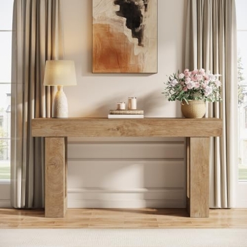 Stylish Tribesigns 63-Inch Console Table for Every Home