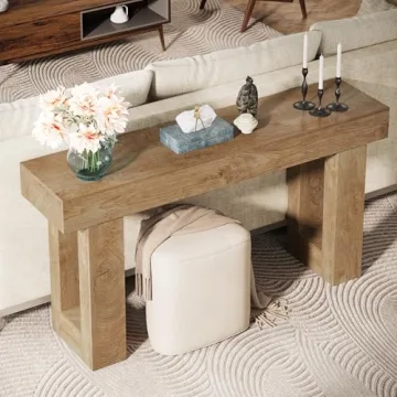 Stylish Tribesigns 63-Inch Console Table for Every Home