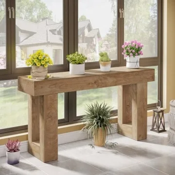 Stylish Tribesigns 63-Inch Console Table for Every Home