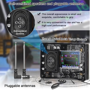 XIXIAN Type-C Theremin Vintage Electronic Instrument 70+ Voices