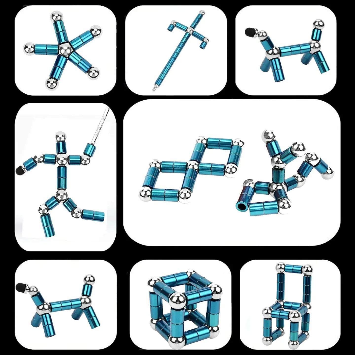 Magnetic Decompressing Fidget Pen for Stress Relief