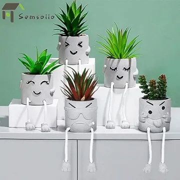 Charming 2PCS Artificial Succulent Plants for Home Decor