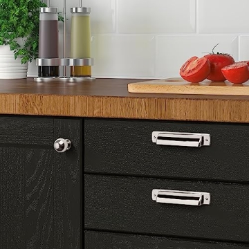 Stylish CABDM Vintage Ball Cabinet Knobs - 10 Pack