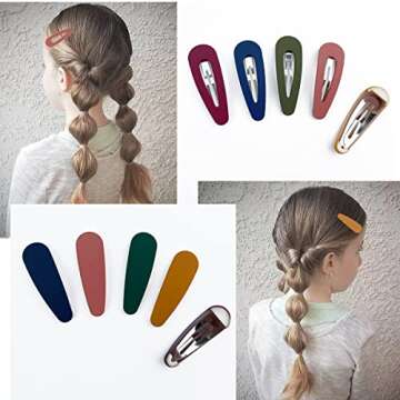 TIXBABY 20 Pcs Colorful Hair Clips for All Ages