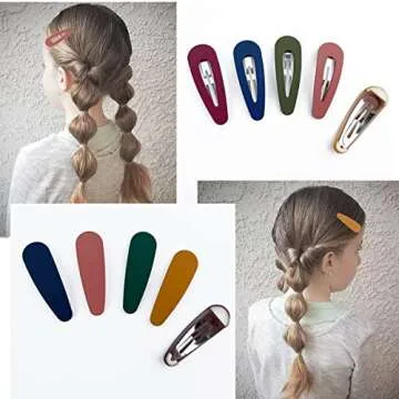 TIXBABY 20 Pcs Colorful Hair Clips for All Ages