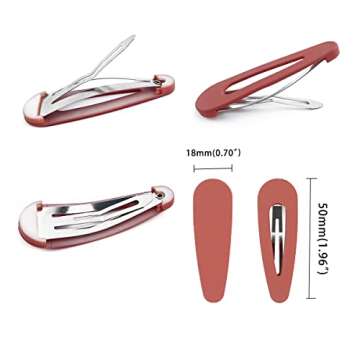 TIXBABY 20 Pcs Colorful Hair Clips for All Ages