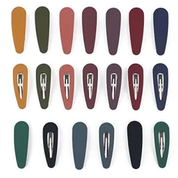 TIXBABY 20 Pcs Colorful Hair Clips for All Ages