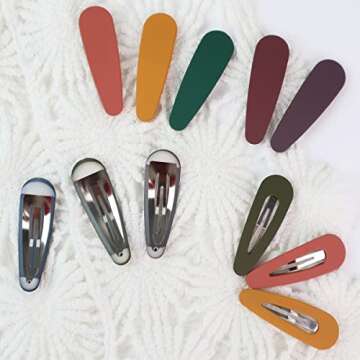 TIXBABY 20 Pcs Colorful Hair Clips for All Ages