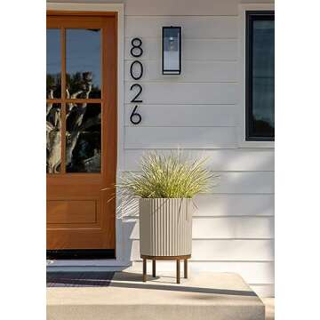 Veradek Demi Round Planter with Stand for Stylish Gardens