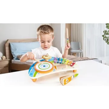 Hape Mighty Mini Band Wooden Percussion Music Toy Kids