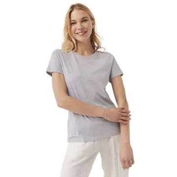 Pact Women's Organic Cotton Crew Neck T-Shirt Pack of 5 - Eco-Friendly Comfort