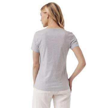 Pact Women's Organic Cotton T-Shirts Pack of 5 - Heather Grey