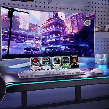 Divoom Ditoo Pixel Art Bluetooth Speaekr (Pink+Black+Green+Blue+White)