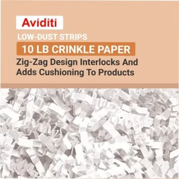 Aviditi Crinkle Cut Paper Filler - Eco-Friendly Shipping Solution