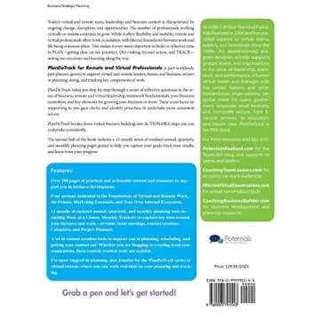 PlanDoTrack Workbook and Planner for Remote and Virtual Professionals