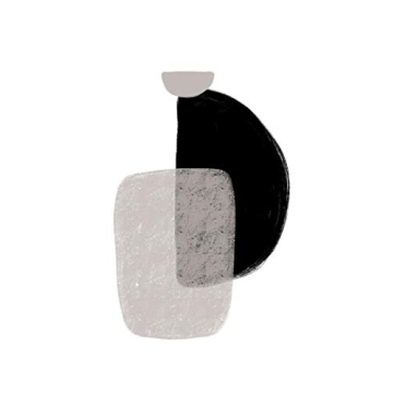 Beautiful Abstract Black & Tan Wall Art Prints