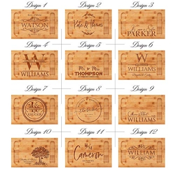 Elegant Personalized Charcuterie Board for Weddings