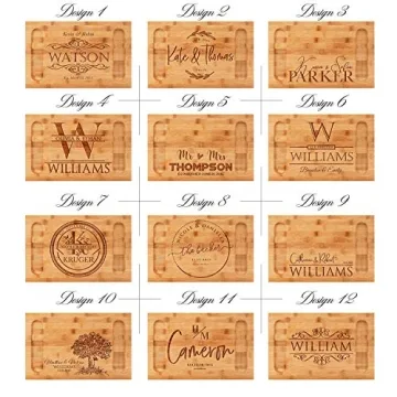 Elegant Personalized Charcuterie Board for Weddings