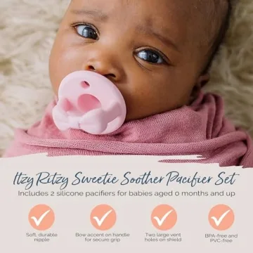 Itzy Ritzy Pacifiers for Newborns - Stylish and Safe