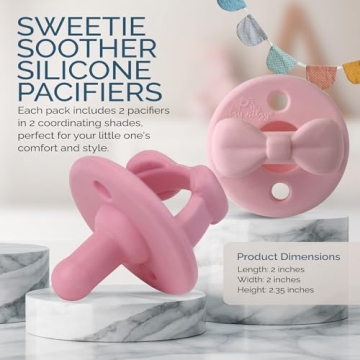 Itzy Ritzy Pacifiers for Newborns - Stylish and Safe