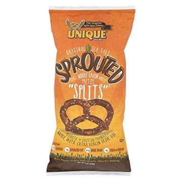 Sprouted Wheat Pretzel Spelts (Pack of 12) - Deliciously Nutritious Snack