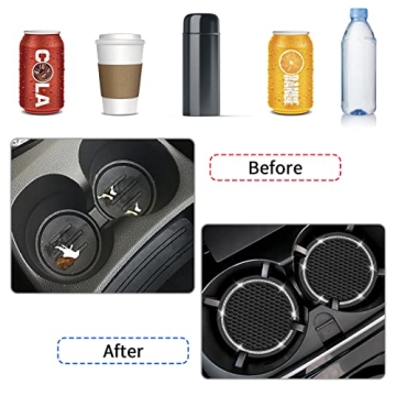 Bling Car Coasters - Stylish & Functional Cup Holder Accessories
