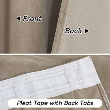 Luxury RYB HOME Velvet Curtains for Stylish Decor