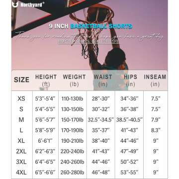 NORTHYARD Men's Quick Dry Running & Workout Shorts