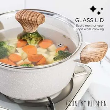 Country Kitchen Non-Stick Cast Aluminum Cookware Set