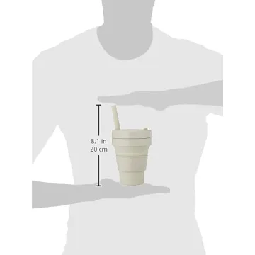 STOJO Collapsible Travel Cup for Hot & Cold Drinks