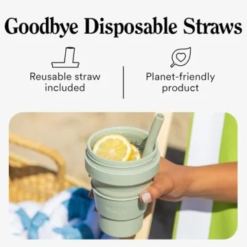 STOJO Collapsible Travel Cup for Hot & Cold Drinks