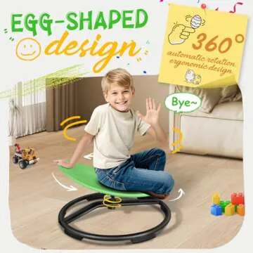 Sensory Swivel Chair for Kids - Safe & Fun Playtime