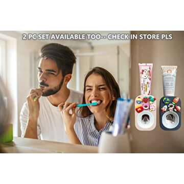 Automatic Toothpaste Dispenser for Kids & Family Fun