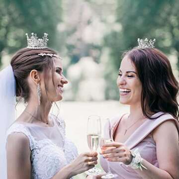 Crown Cake Toppers for Birthdays and Weddings Decor