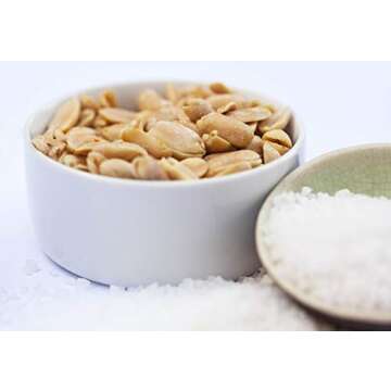 PIZOOTZ Premium Sea Salt Infused Peanuts, 5.75 Ounce