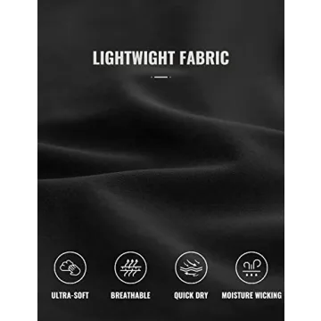 CRZ YOGA Men's Lightweight Linerless Workout Shorts