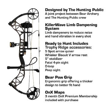 Bear Archery ADAPT Compound Bow Package for Hunting