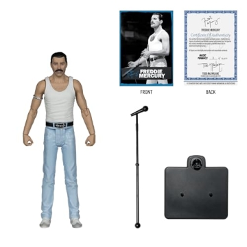 Freddie Mercury 6in Action Figure by McFarlane Toys